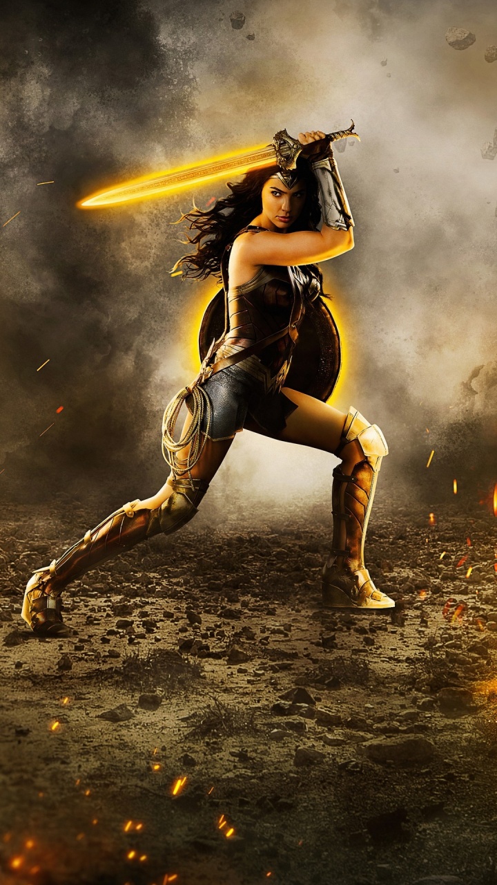 Обои Чудо-Женщина 1984, чудоженщина, Супермен, комиксы dc, иллюстрация в разрешении 720x1280