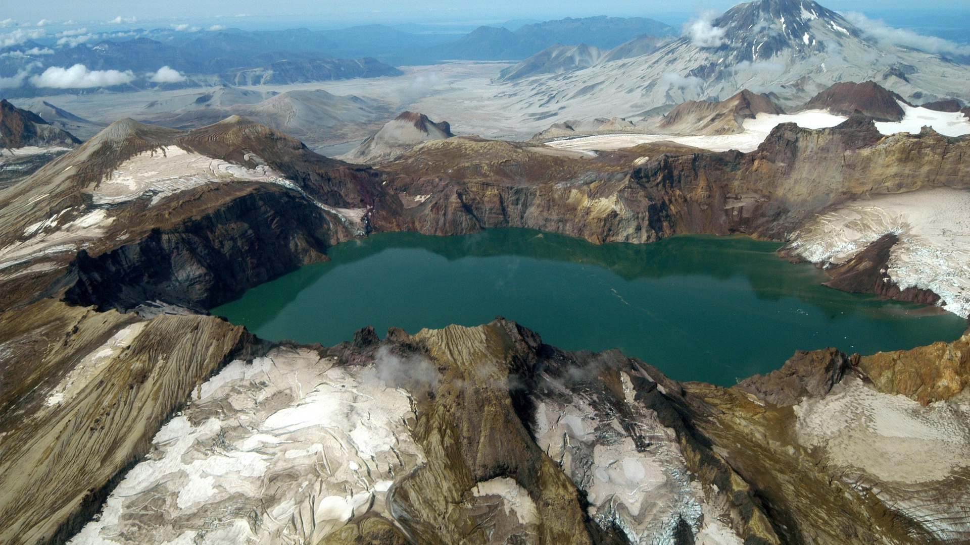 Обои Гора Катмай, служба национальных парков, национальный парк, парк, Национальный парк Кратер-Лейк в разрешении 1920x1080
