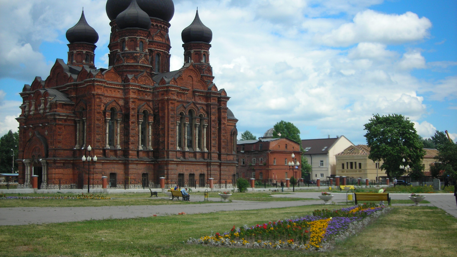 Обои площадь Ленина, Тульский Кремль, достопримечательность, здание, имущество в разрешении 1920x1080