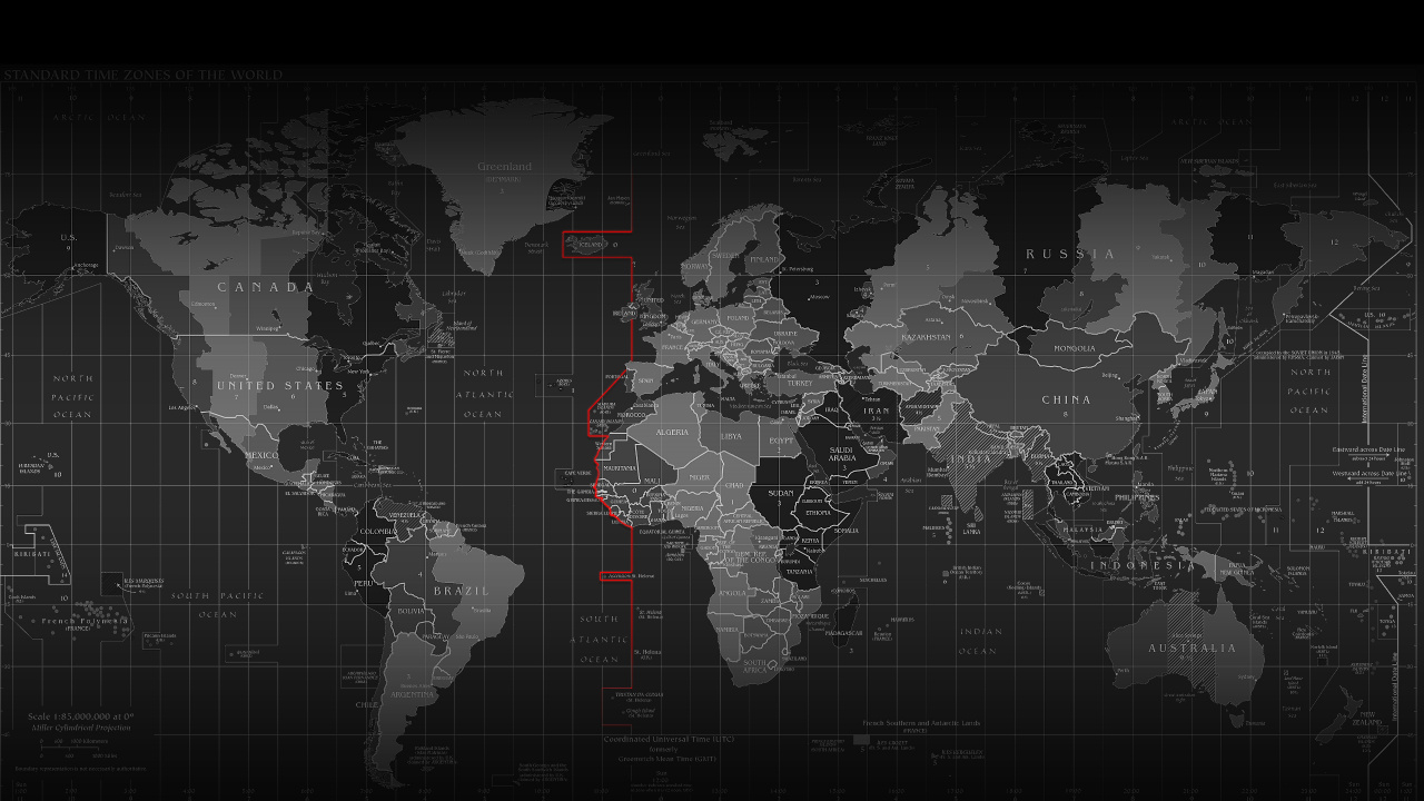 Обои карта мира, карта, мир, дизайн, темнота в разрешении 1280x720