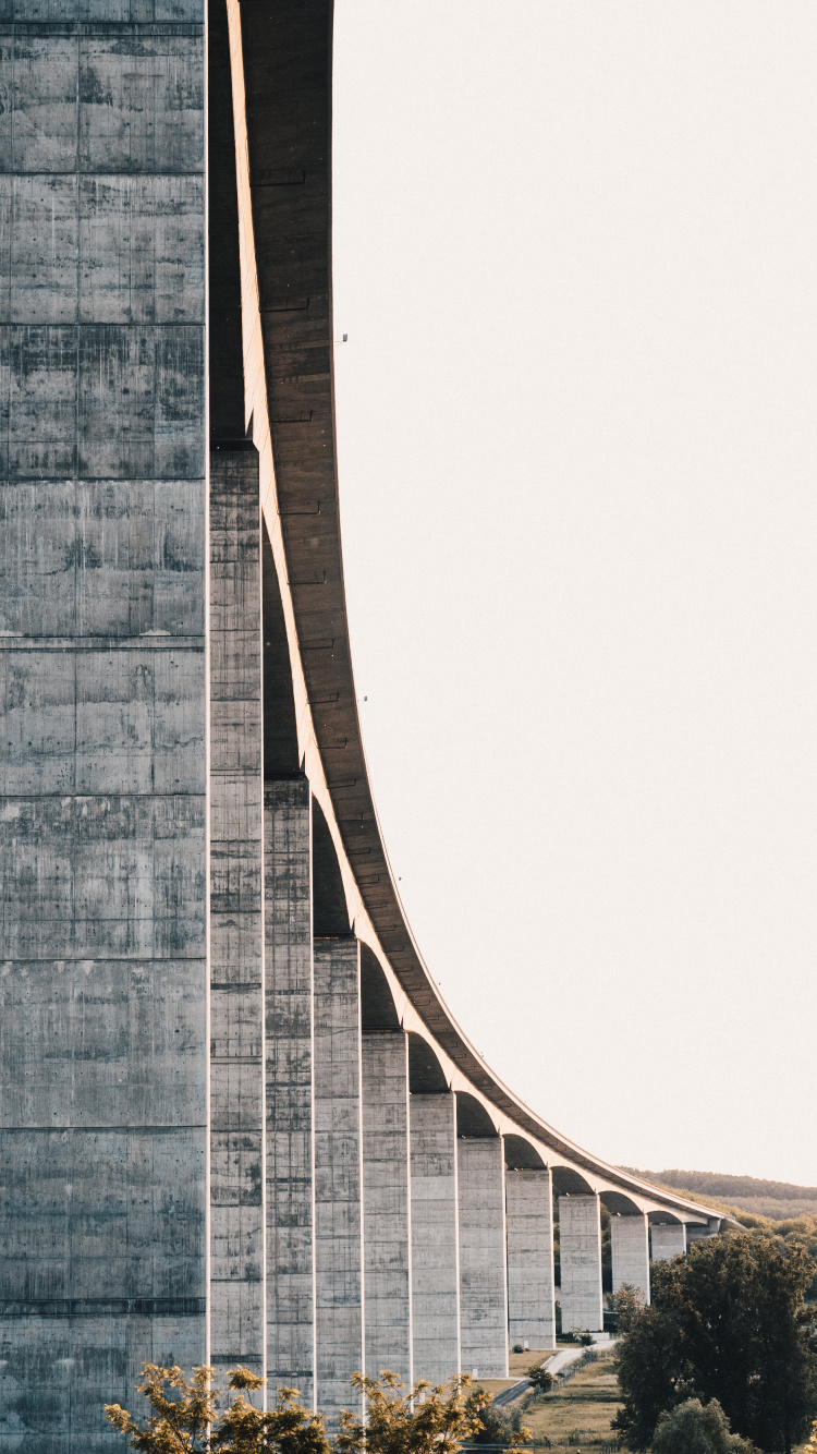 Обои архитектура, мост, Структура Nonbuilding, бетон, ориентир в разрешении 750x1334