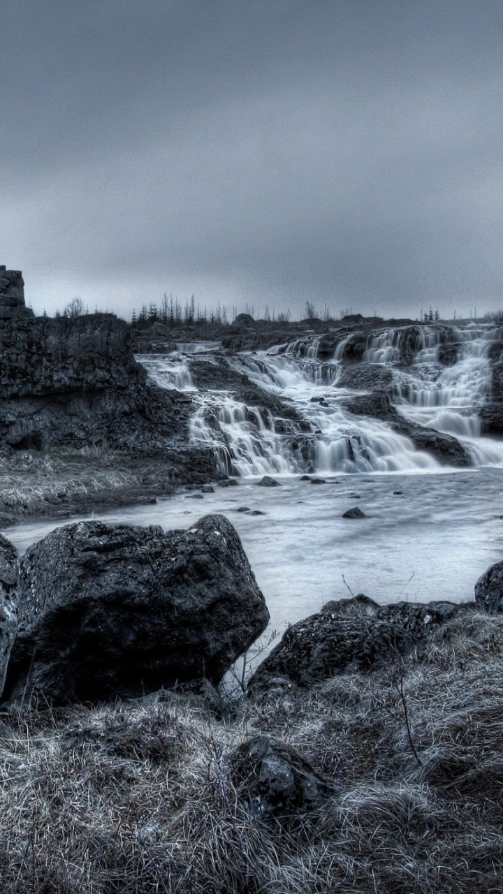 Обои черный и белый, рок, черно белый, облака, облако в разрешении 720x1280