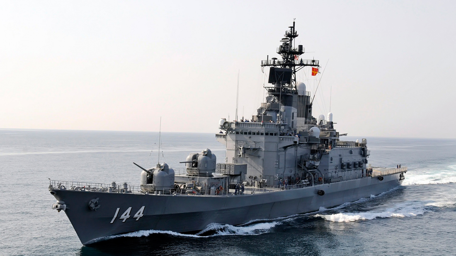 Обои корабль, военный корабль, морское ведомство, разрушитель, Линкор в разрешении 1920x1080