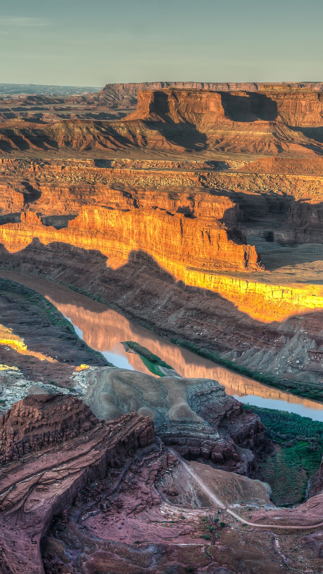 Обои бесплодные земли, геология, каньон, формирование, национальный парк в разрешении 1080x1920