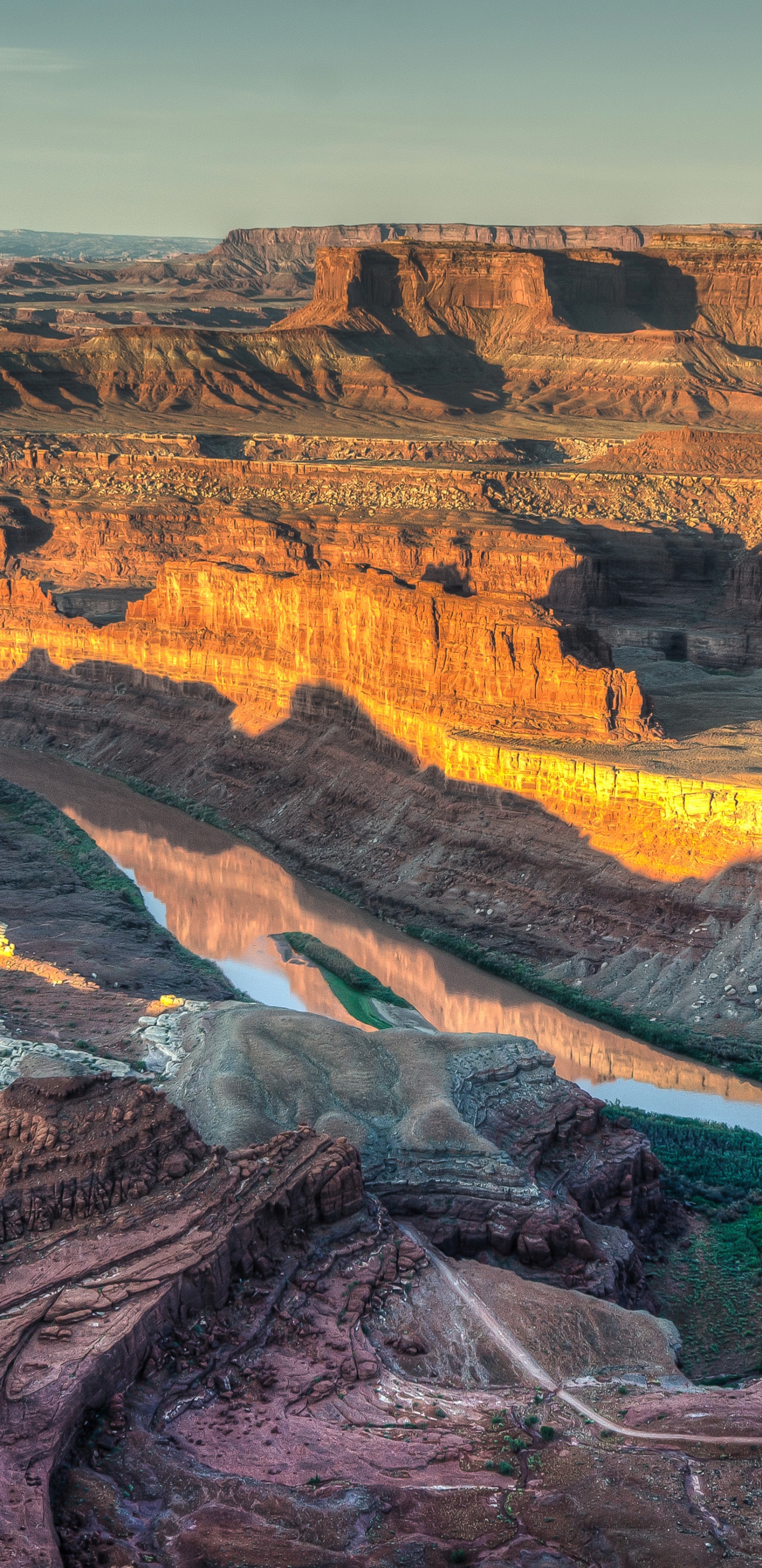 Обои бесплодные земли, геология, каньон, формирование, национальный парк в разрешении 1440x2960