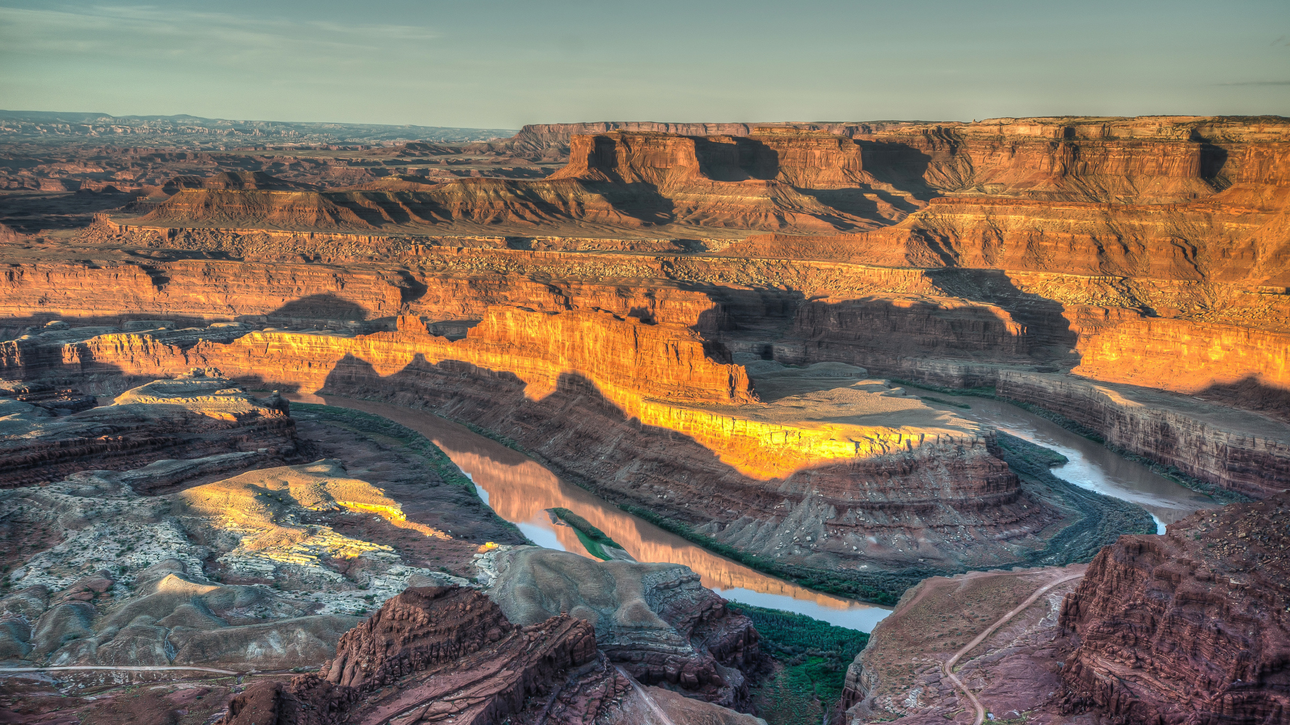 Обои бесплодные земли, геология, каньон, формирование, национальный парк в разрешении 2560x1440