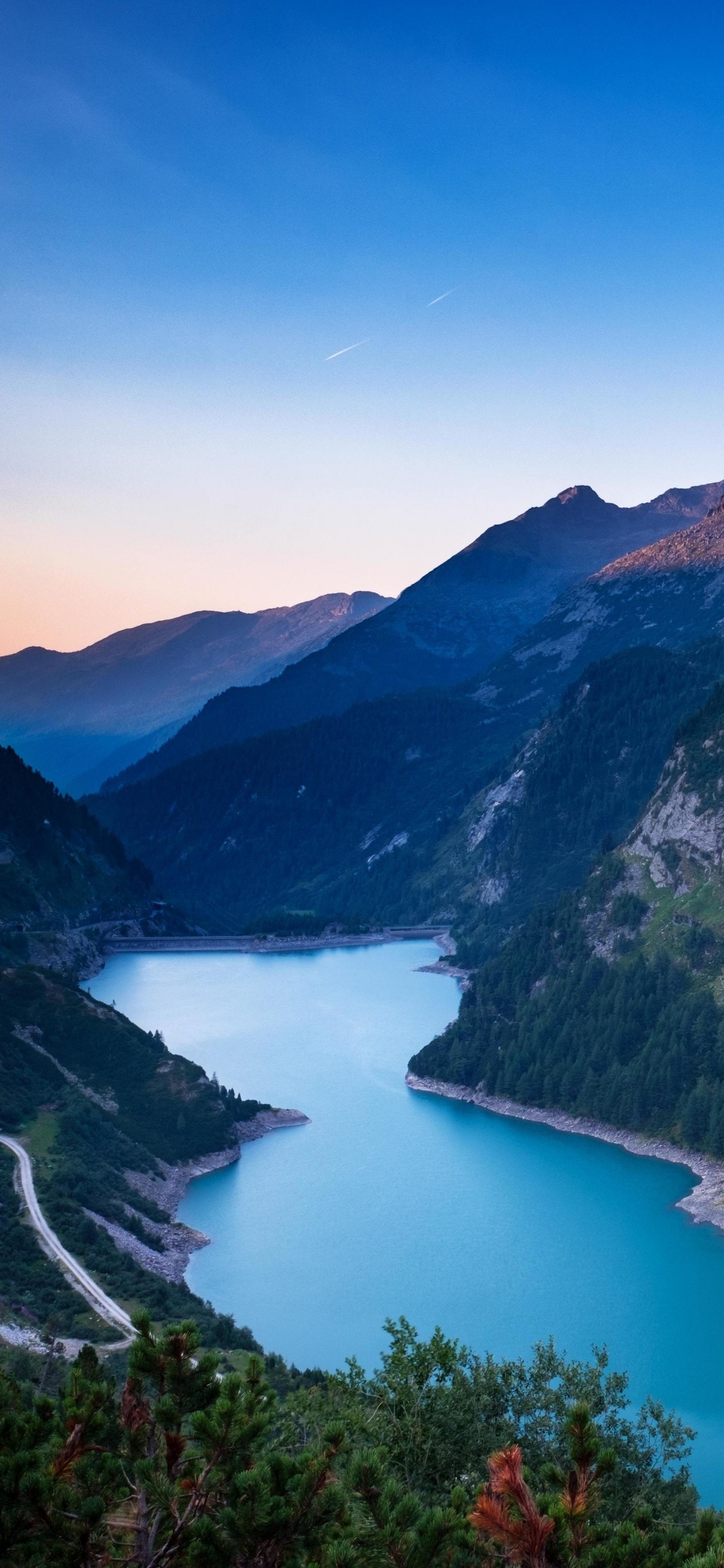 Обои гора, горный хребет, природа, Альпы, пейзаж в разрешении 1242x2688