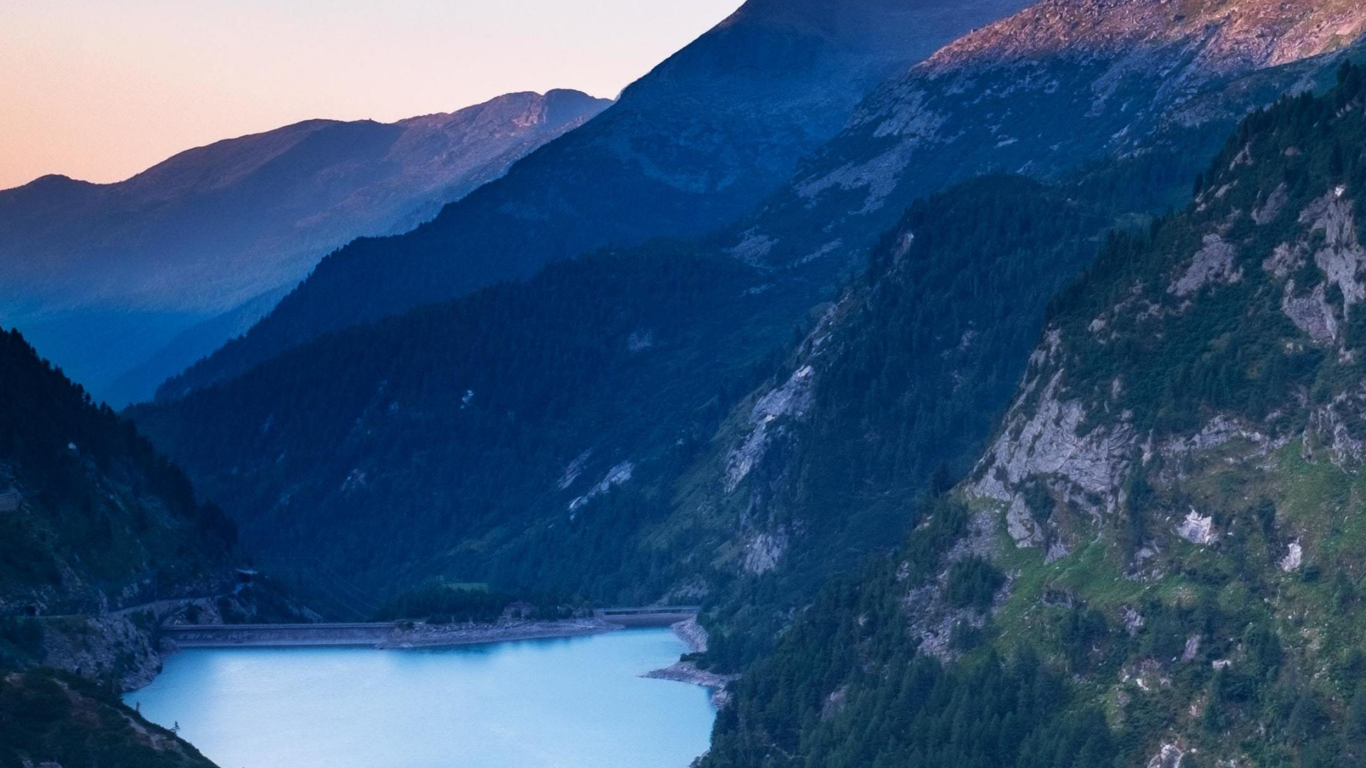 Обои гора, горный хребет, природа, Альпы, пейзаж в разрешении 1920x1080