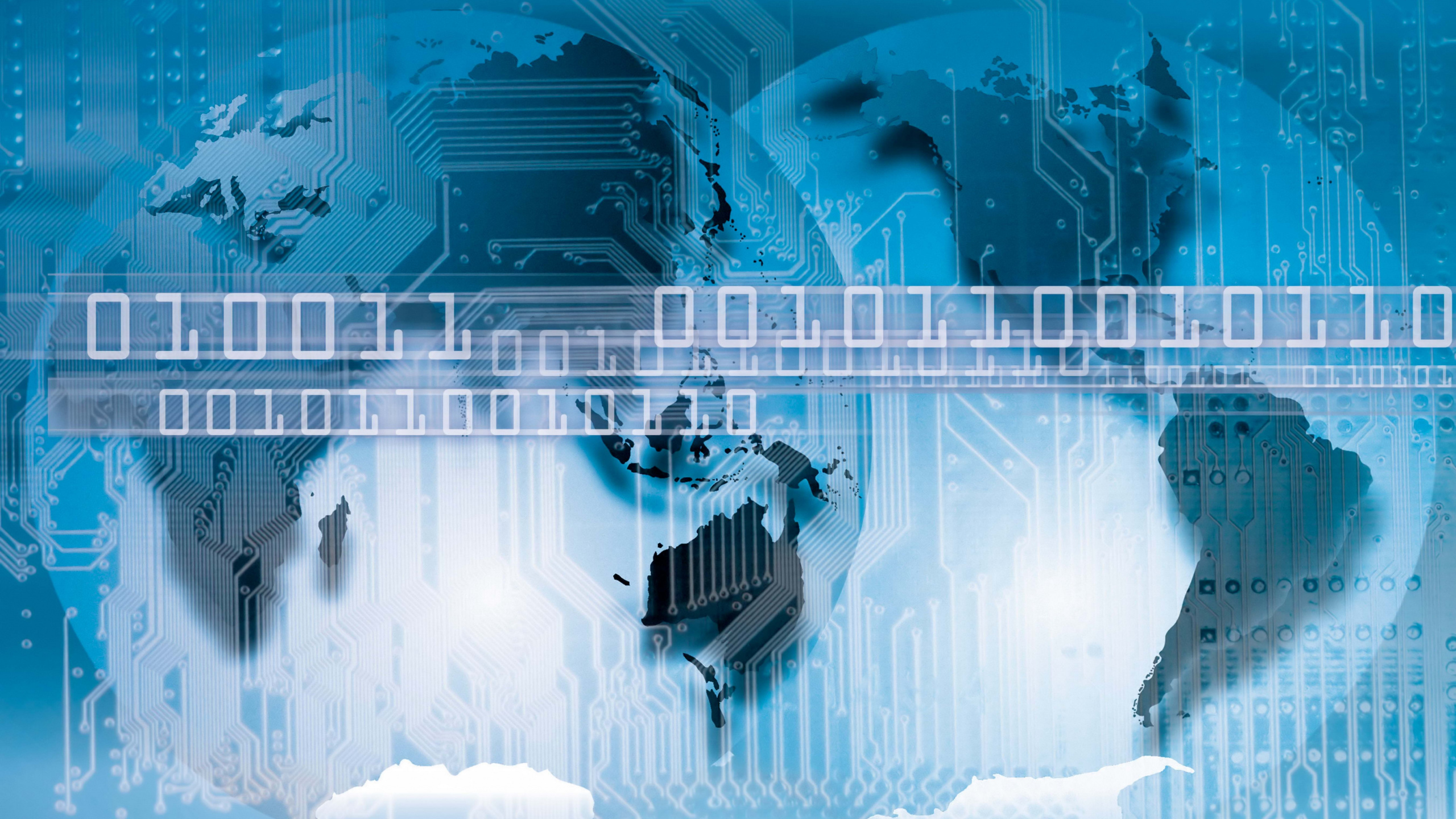 Обои синий, мир, графический дизайн, иллюстрация, технология в разрешении 2560x1440