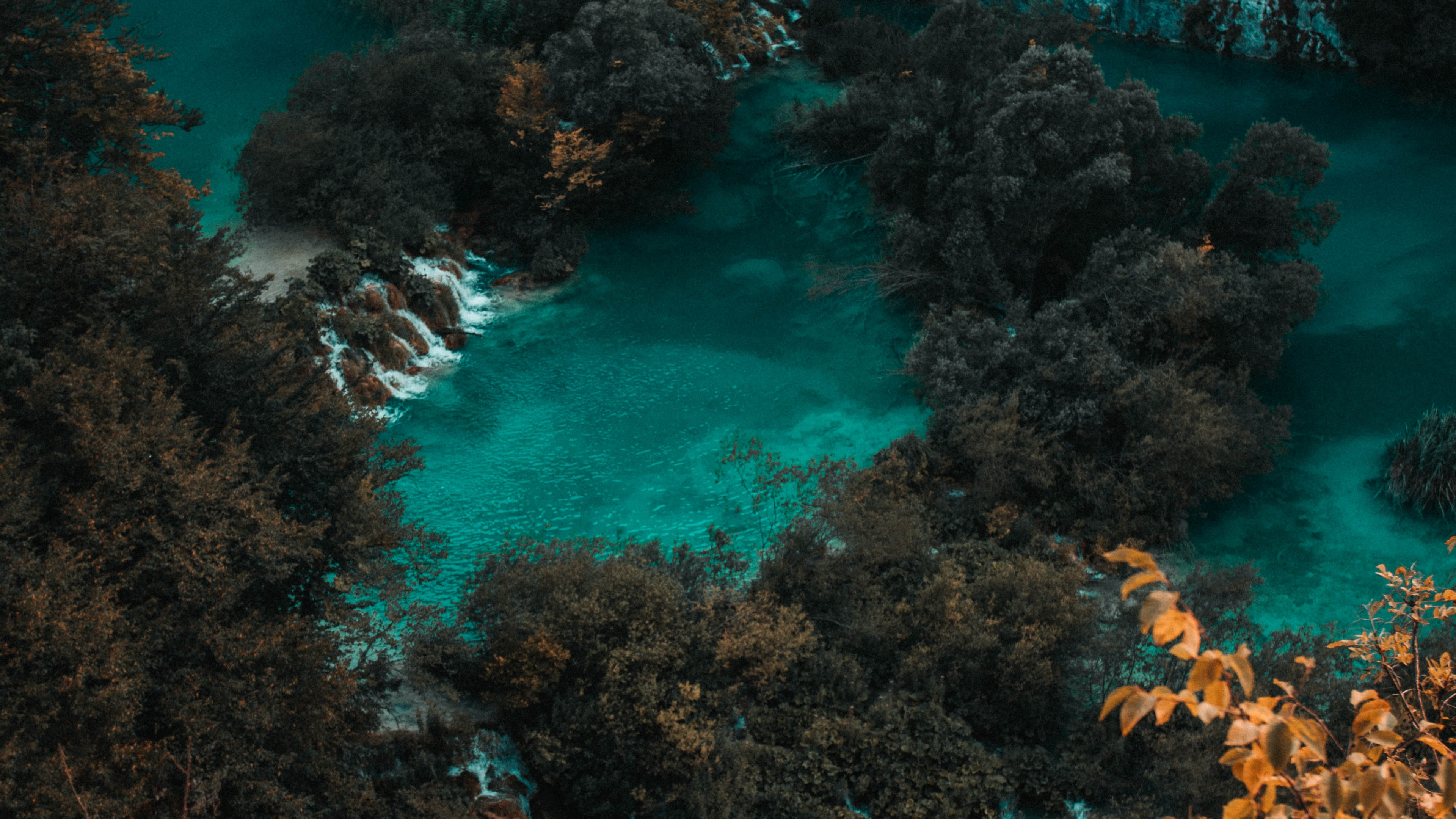 Обои вода, природа, синий, бирюза, зеленый в разрешении 3840x2160