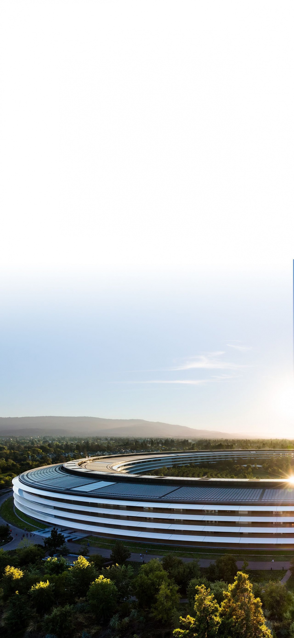 Обои Яблочный Парк, яблочный парк 2, яблоко, airpods pro, облако в разрешении 1125x2436