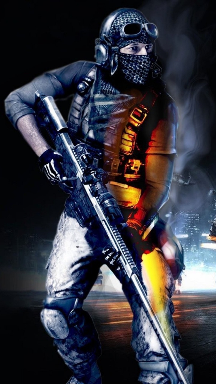 Обои темнота, Представление, пожарный, игры, металл в разрешении 720x1280