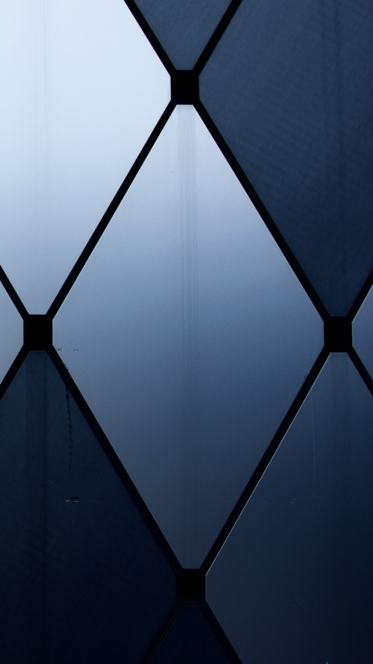 Обои синий, симметрия, дневное время, свет, дневное освещение в разрешении 750x1334