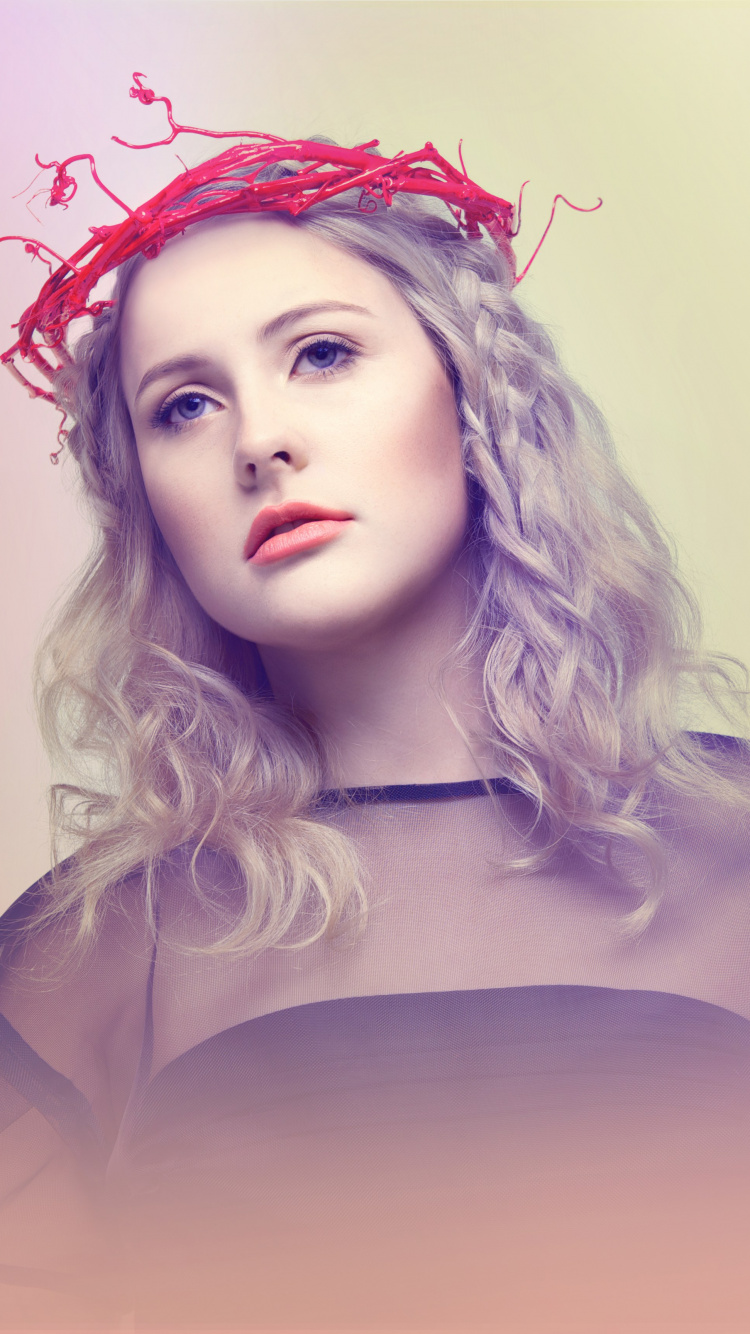 Обои Люси Невилл, волосы, лицо, губа, розовый в разрешении 750x1334