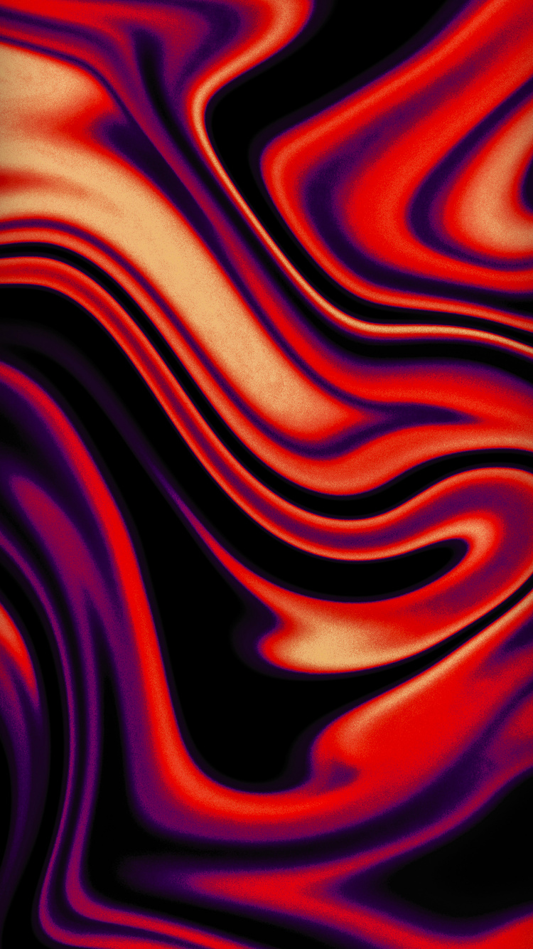 Обои Апельсин, фрактальное искусство, красочность, пурпур, арт в разрешении 750x1334