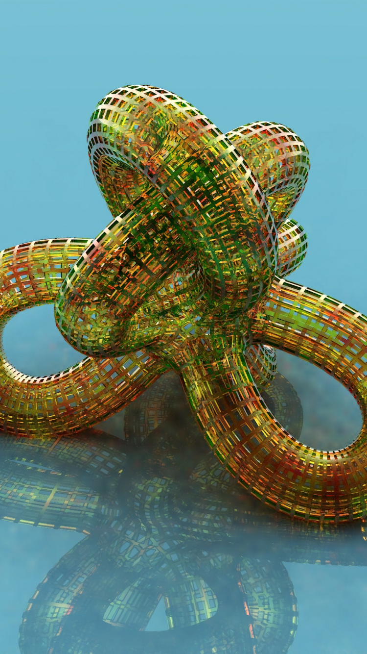 Обои змей, масштабных рептилий, анимация, трех мерное пространство в разрешении 750x1334