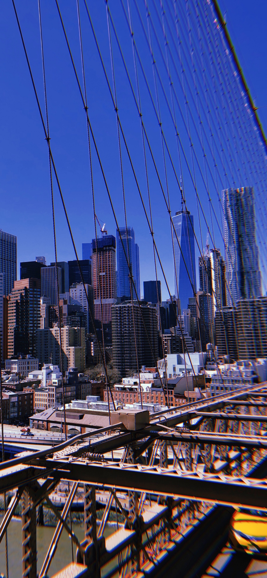 Обои Нью-Йорк, США, НьюЙорк, небоскреб, дневное время в разрешении 1125x2436