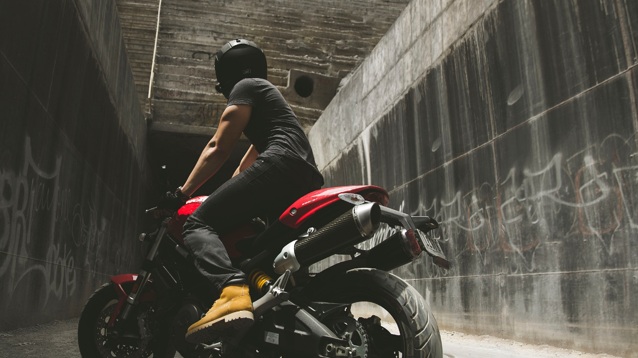 Обои мотоциклетный шлем, мотоцикл, мотоспорт, авто, шлем в разрешении 1280x720