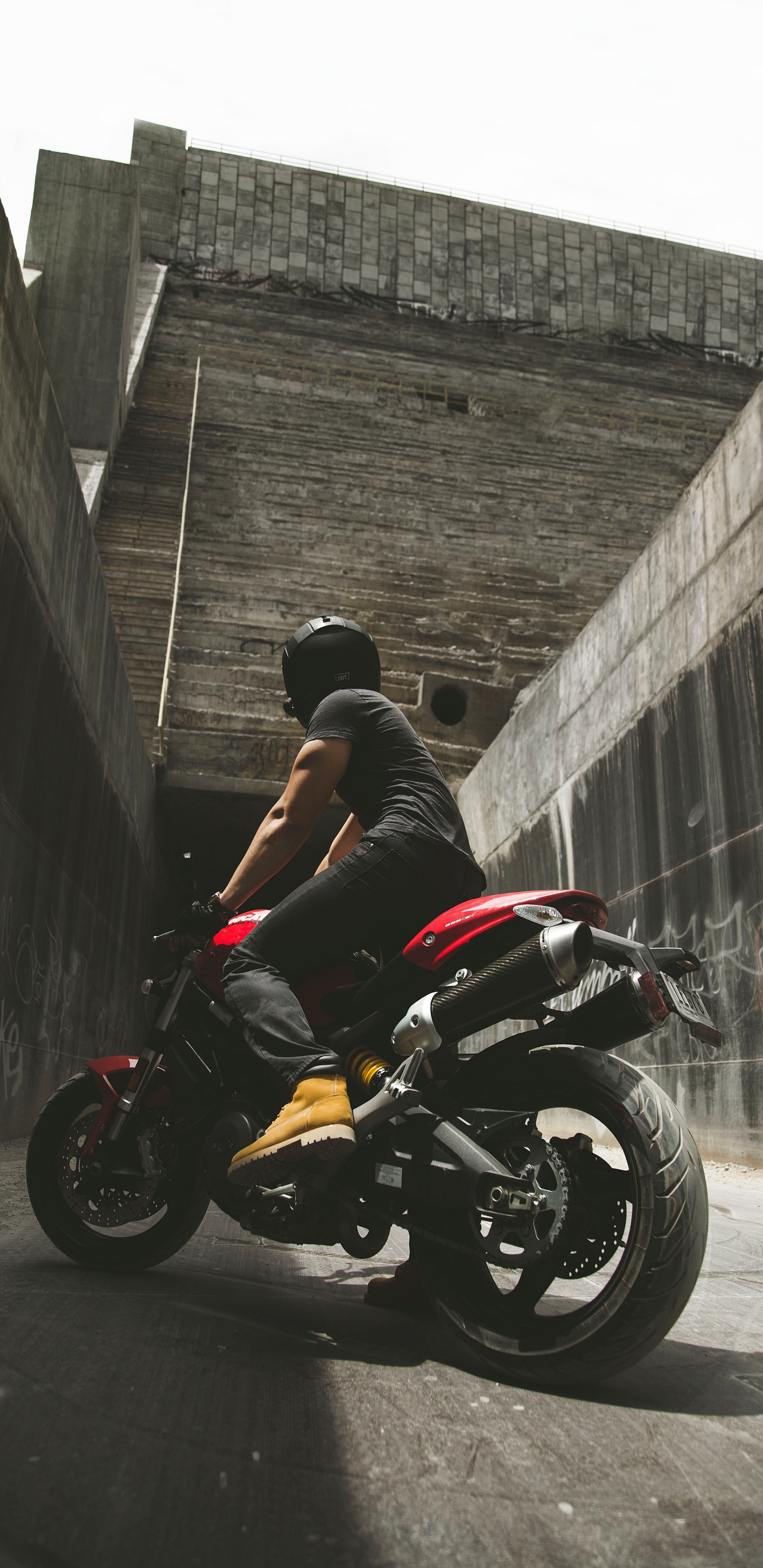 Обои мотоциклетный шлем, мотоцикл, мотоспорт, авто, шлем в разрешении 1440x2960