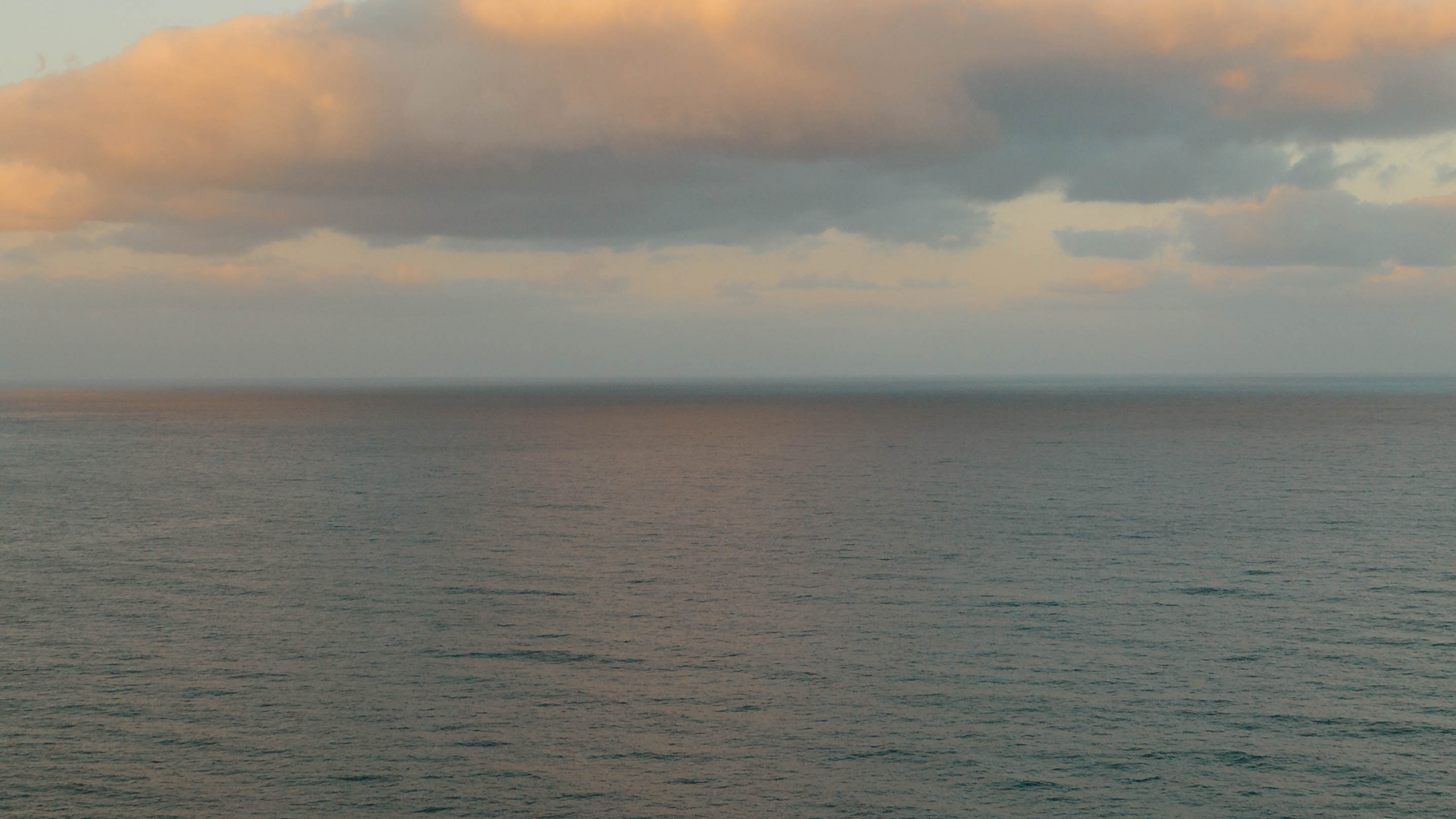 Обои мыс, спокойный, море, горизонт, звук в разрешении 2560x1440