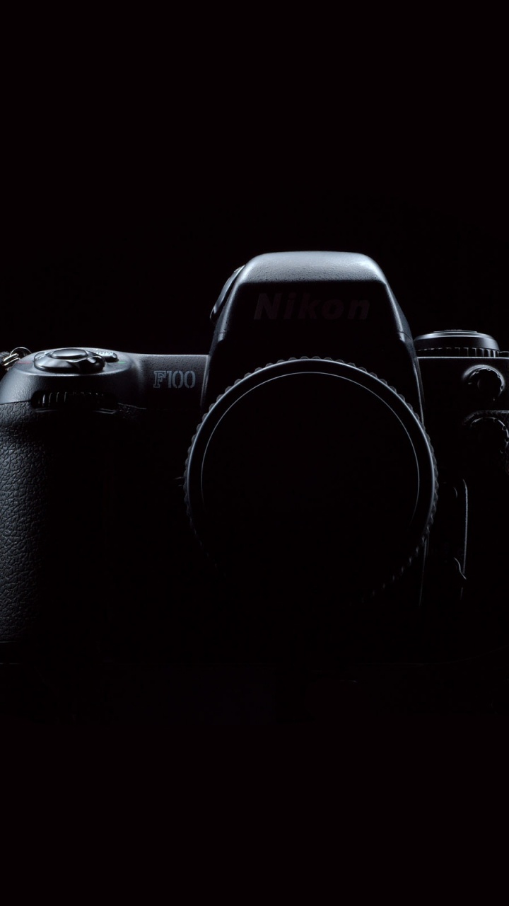 Обои черный и белый, камера, объектив камеры, черный, черно белый в разрешении 720x1280