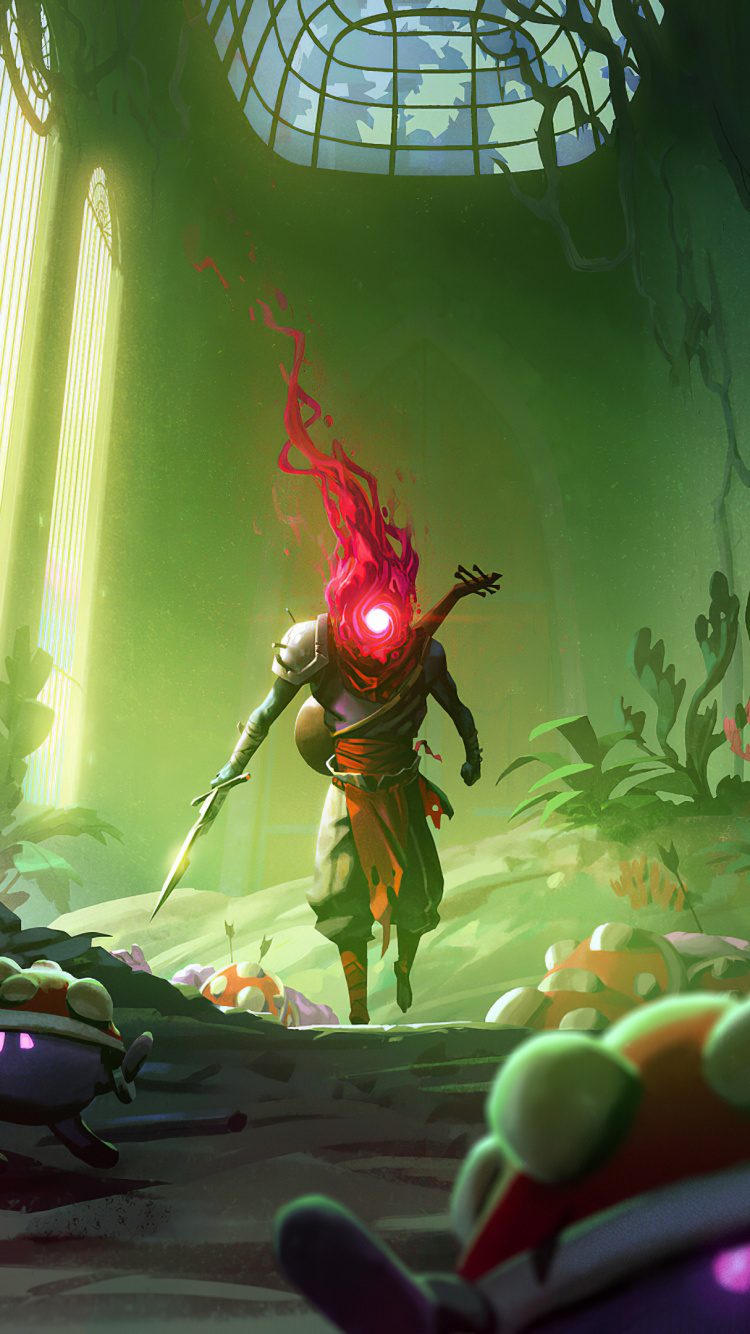 Обои мертвые клетки плохие семена, отмершие клетки, Движения Близнецов, игровая Платформа, nintendo switch в разрешении 750x1334