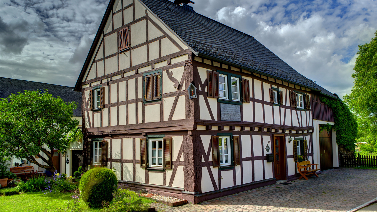 Обои Хаус, здание, фасад, свойство, родина в разрешении 1280x720