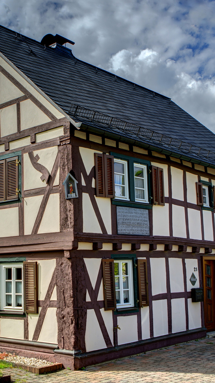 Обои Хаус, здание, фасад, свойство, родина в разрешении 750x1334