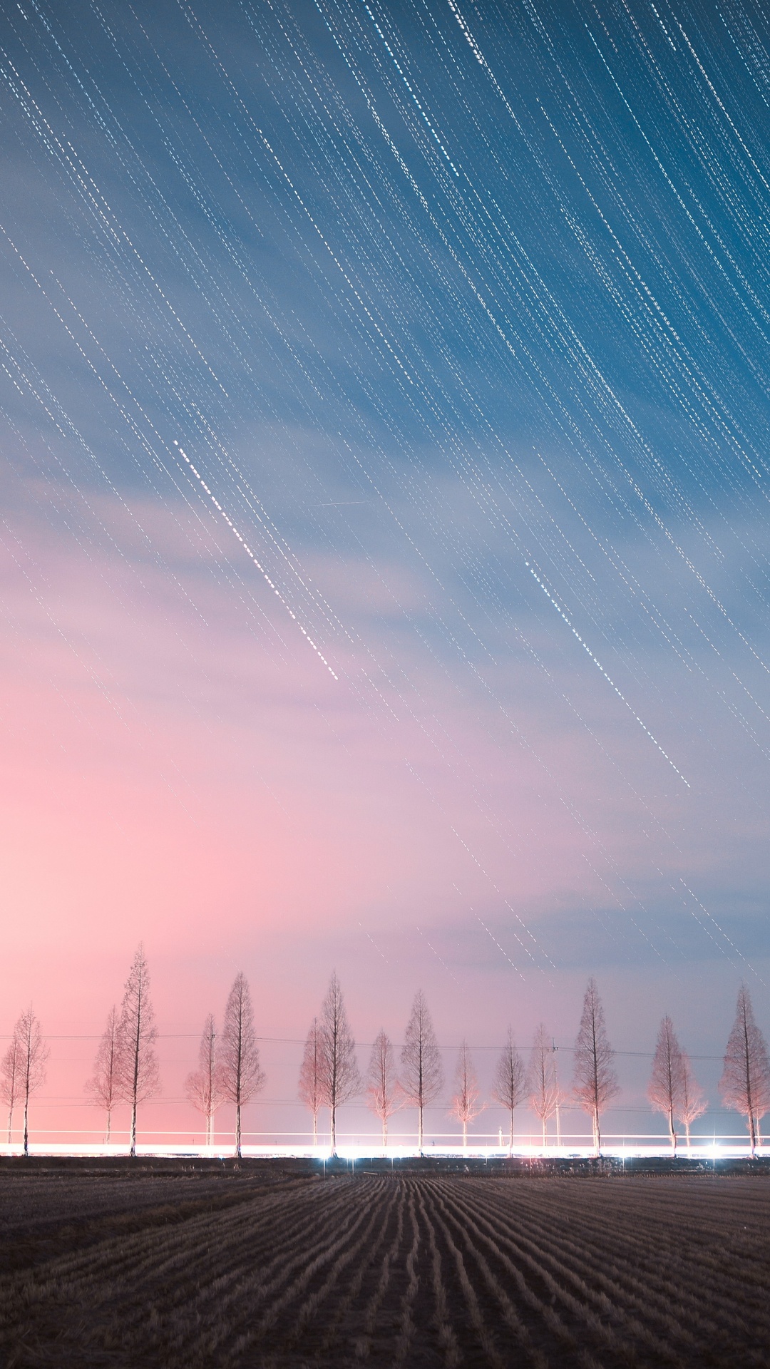 Обои синий, облако, природный ландшафт, горизонт, атмосфера в разрешении 1080x1920