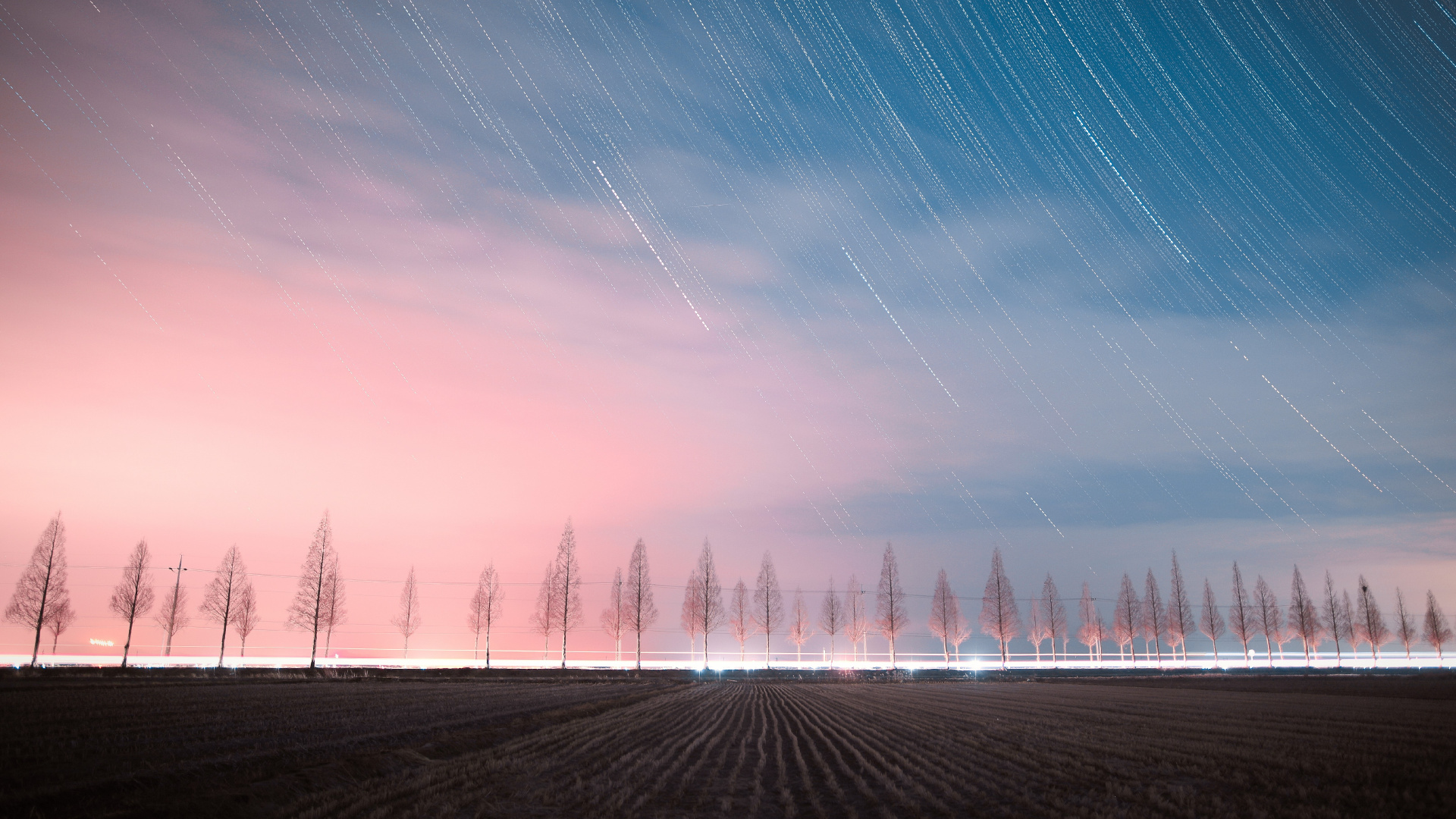 Обои синий, облако, природный ландшафт, горизонт, атмосфера в разрешении 1920x1080