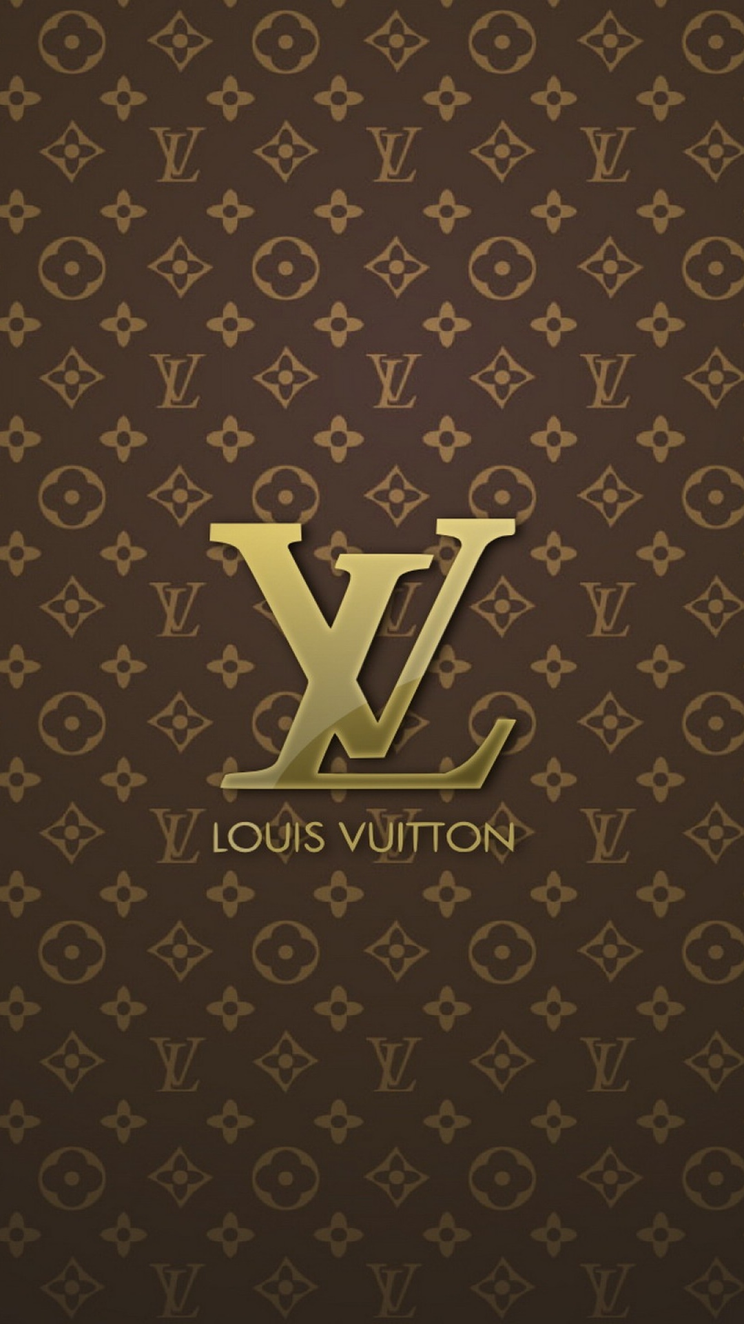 Обои Louis Vuitton, текст, лого, узор, графика в разрешении 1080x1920