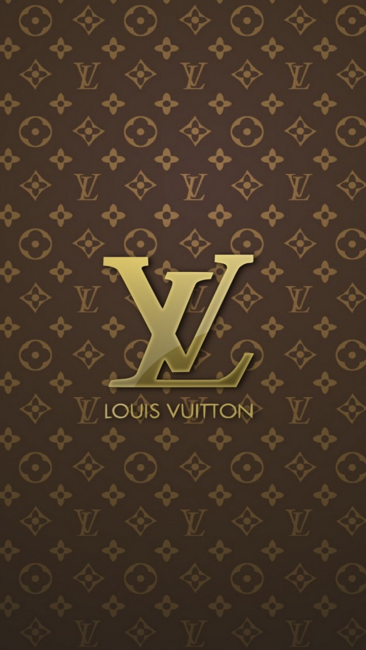 Обои Louis Vuitton, текст, лого, узор, графика в разрешении 720x1280