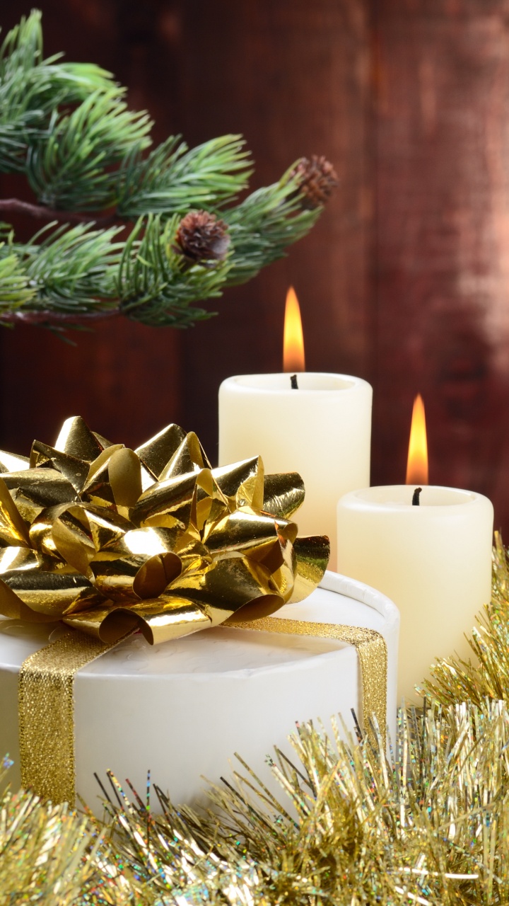 Обои дерево, Рождественские украшения, Рождество, пихта, семейства сосновых в разрешении 720x1280