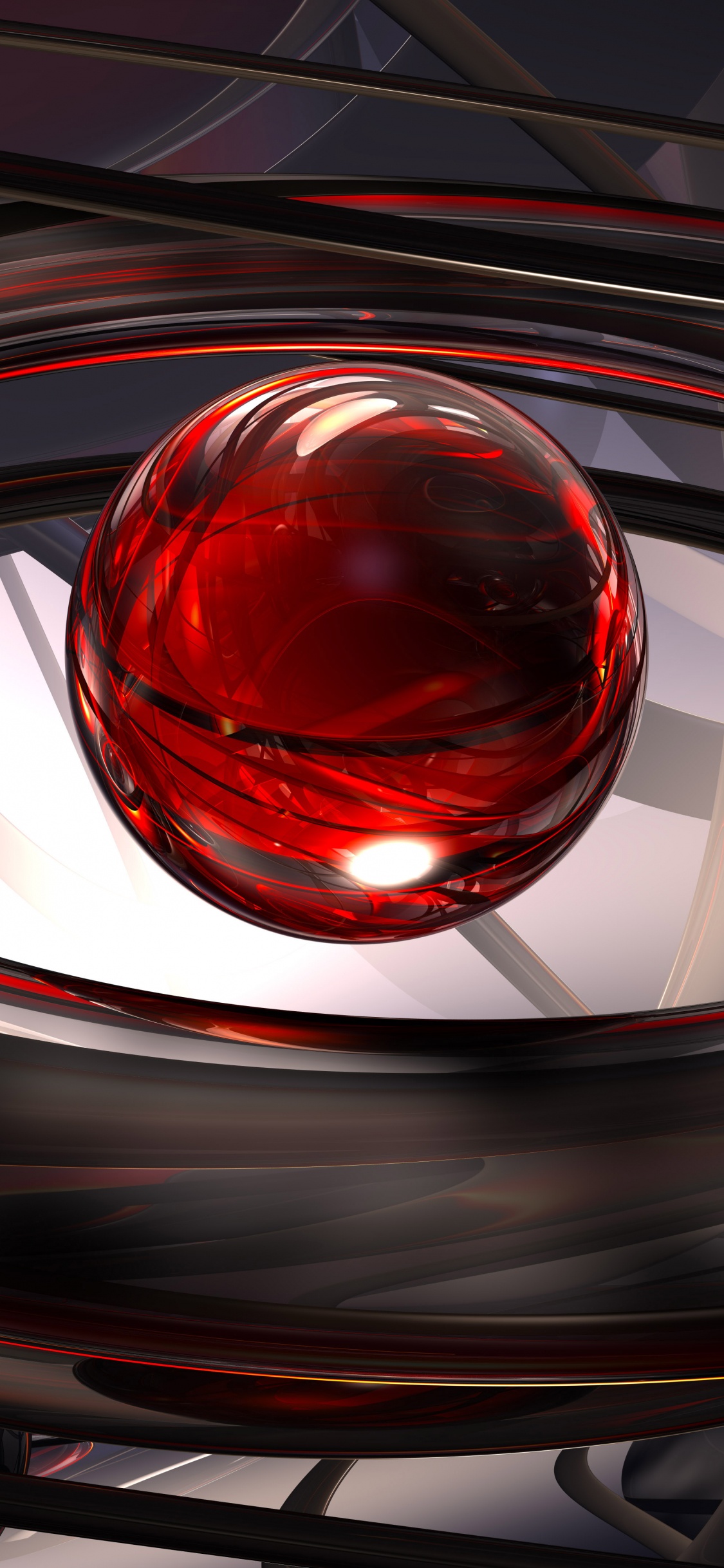 Обои автомобильное освещение, красный цвет, свет, фара, авто в разрешении 1125x2436