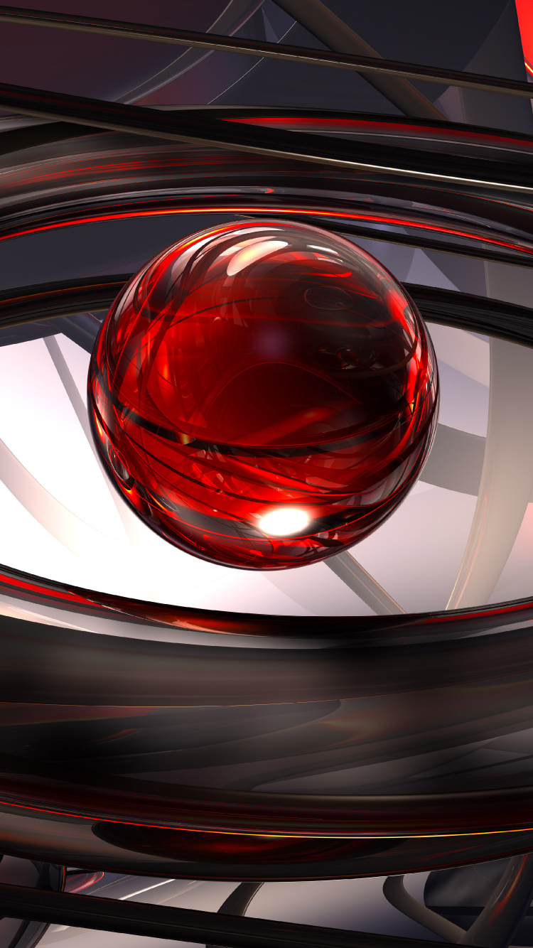 Обои автомобильное освещение, красный цвет, свет, фара, авто в разрешении 750x1334