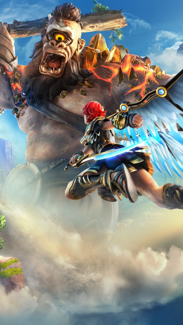 Обои ubisoft феникс рост, бессмертный феникс восхождение, ubisoft, открытый мир, Ubisoft Quebec в разрешении 750x1334