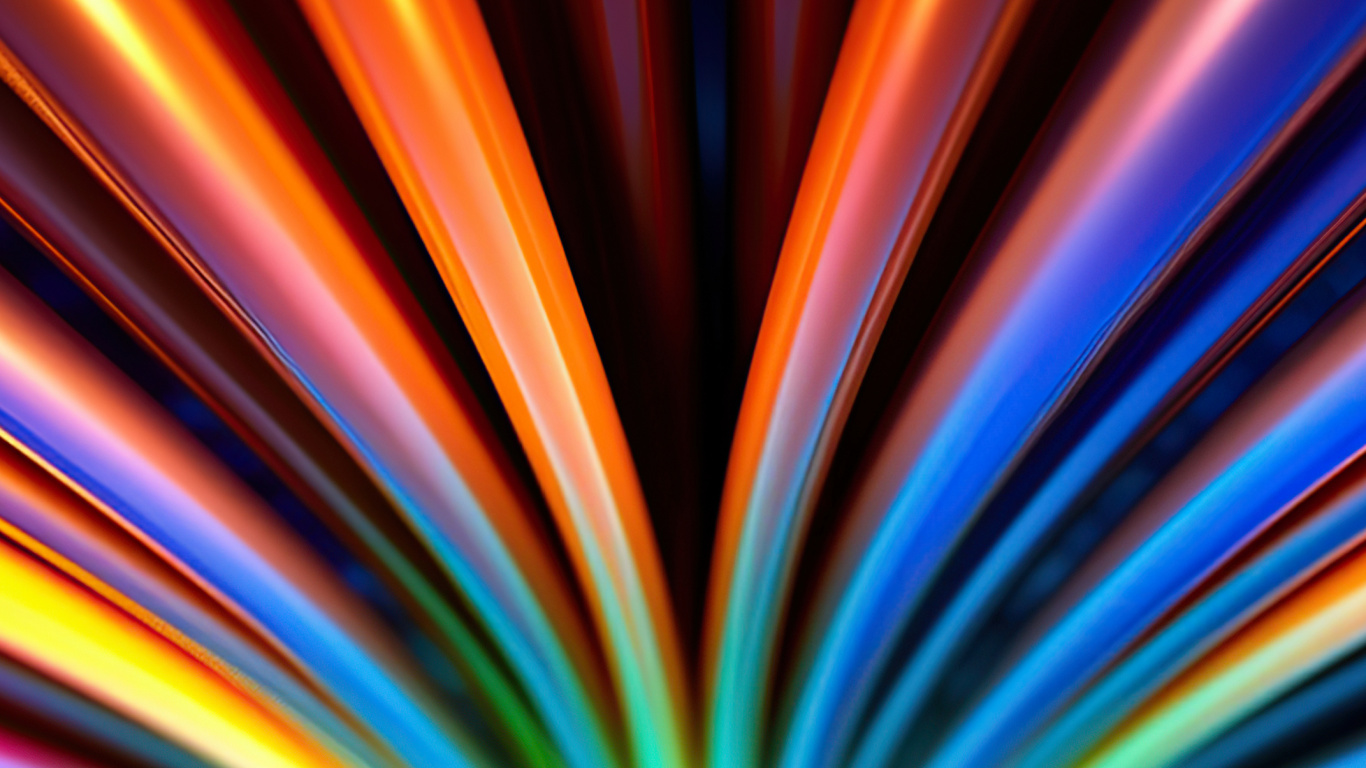 Обои свет, цветной, красочность, Визуальный эффект освещения, арт в разрешении 1366x768