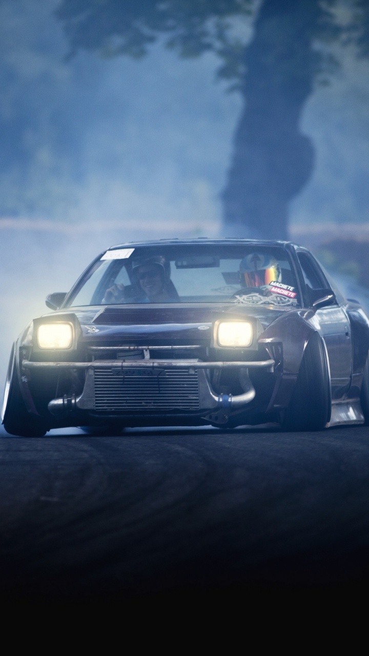 Обои дрифтинг, авто, автоспорт, автогонки, гоночный в разрешении 720x1280