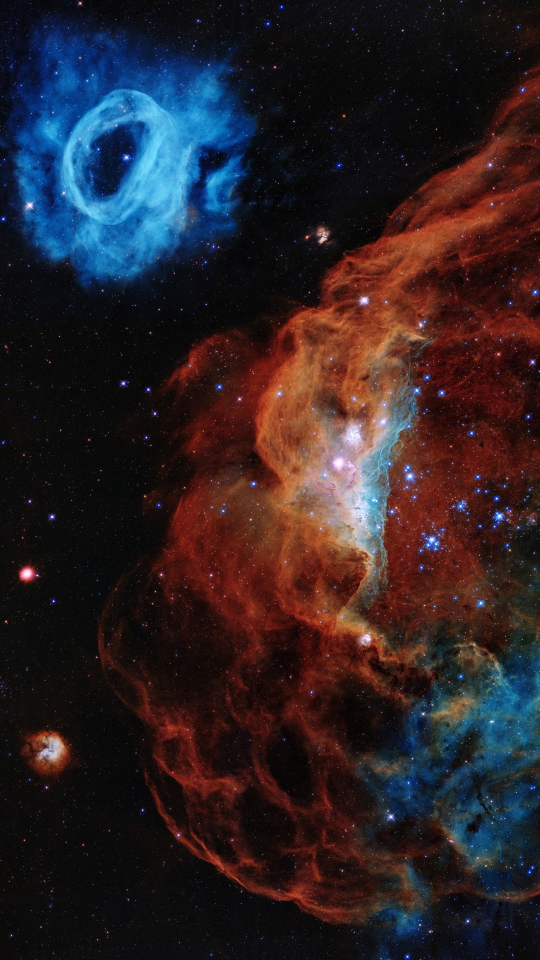 Обои Млечный Путь, туманность, Астрономия, звезда, Галактика в разрешении 1080x1920