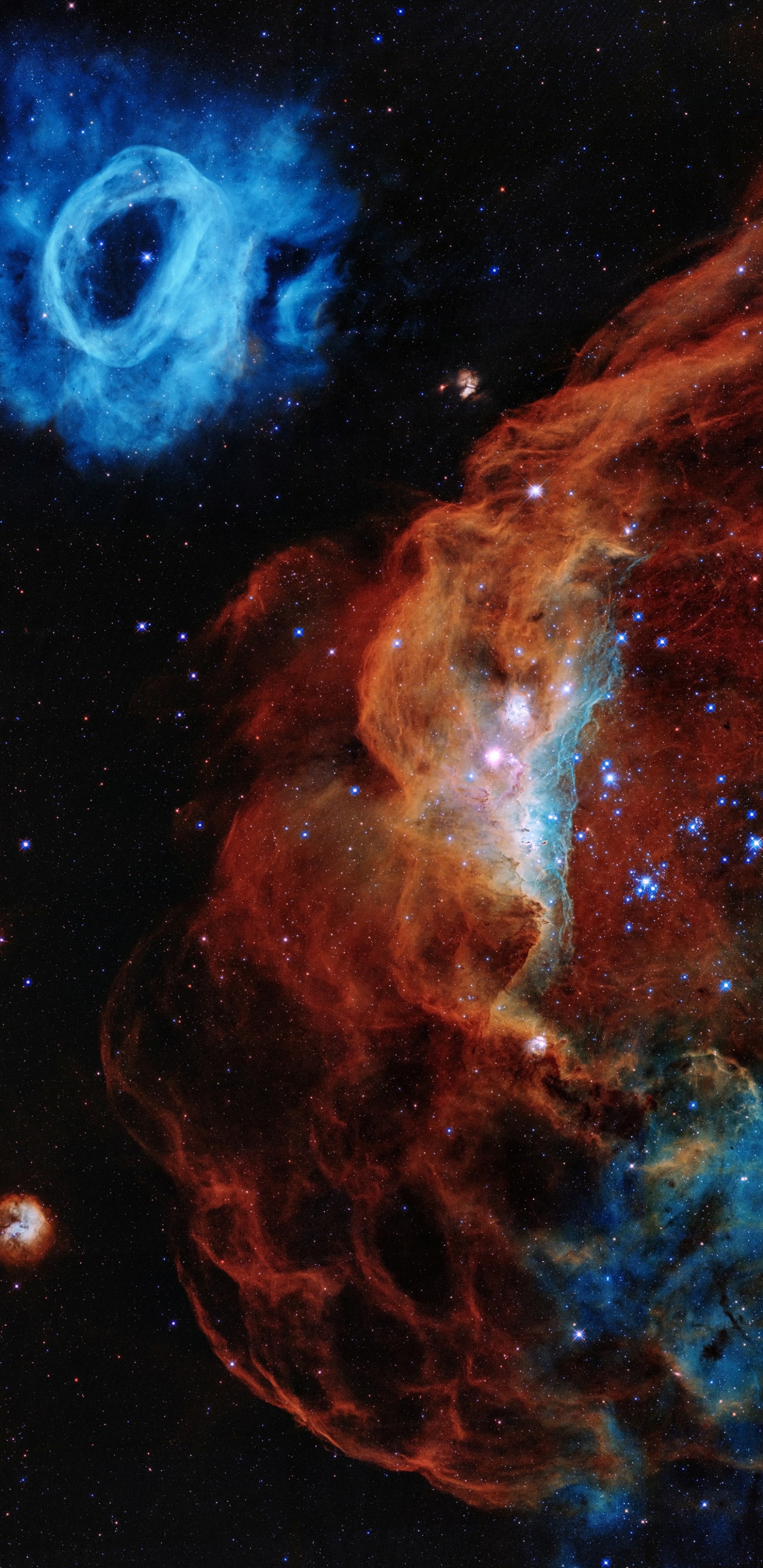 Обои Млечный Путь, туманность, Астрономия, звезда, Галактика в разрешении 1440x2960