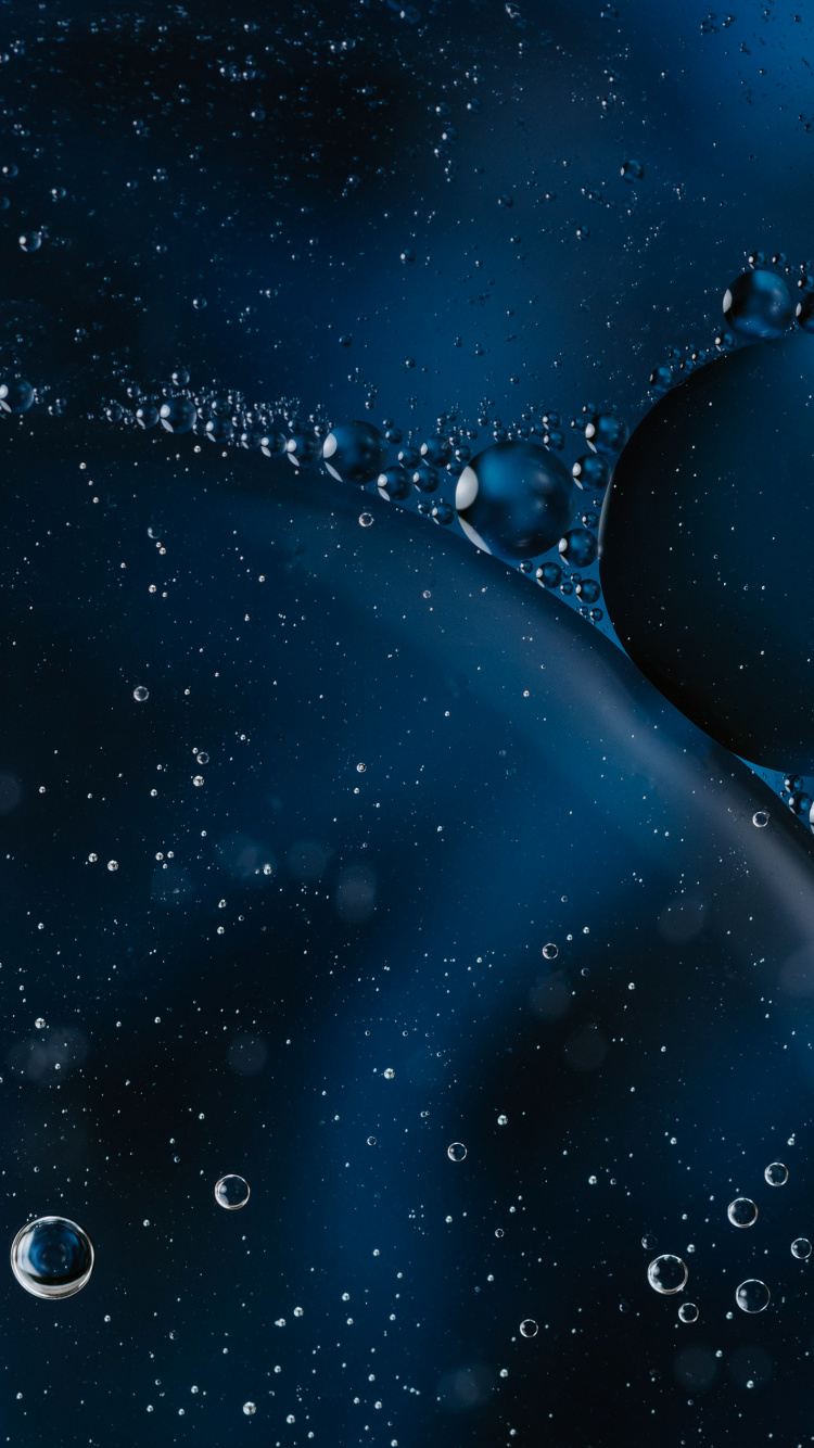 Обои вода, синий, атмосфера, астрономический объект, космос в разрешении 750x1334