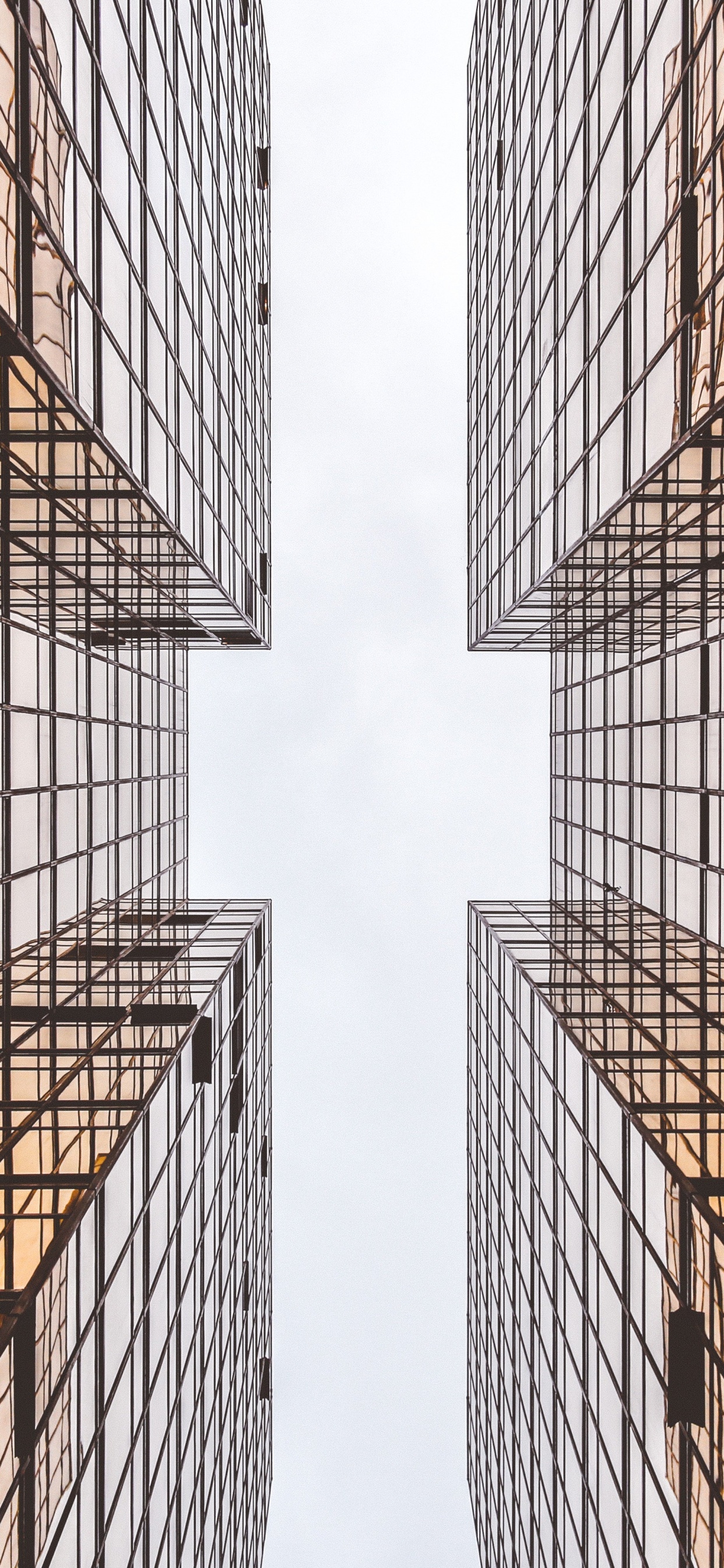 Обои архитектура, современная архитектура, прямоугольник, башня, здание в разрешении 1242x2688