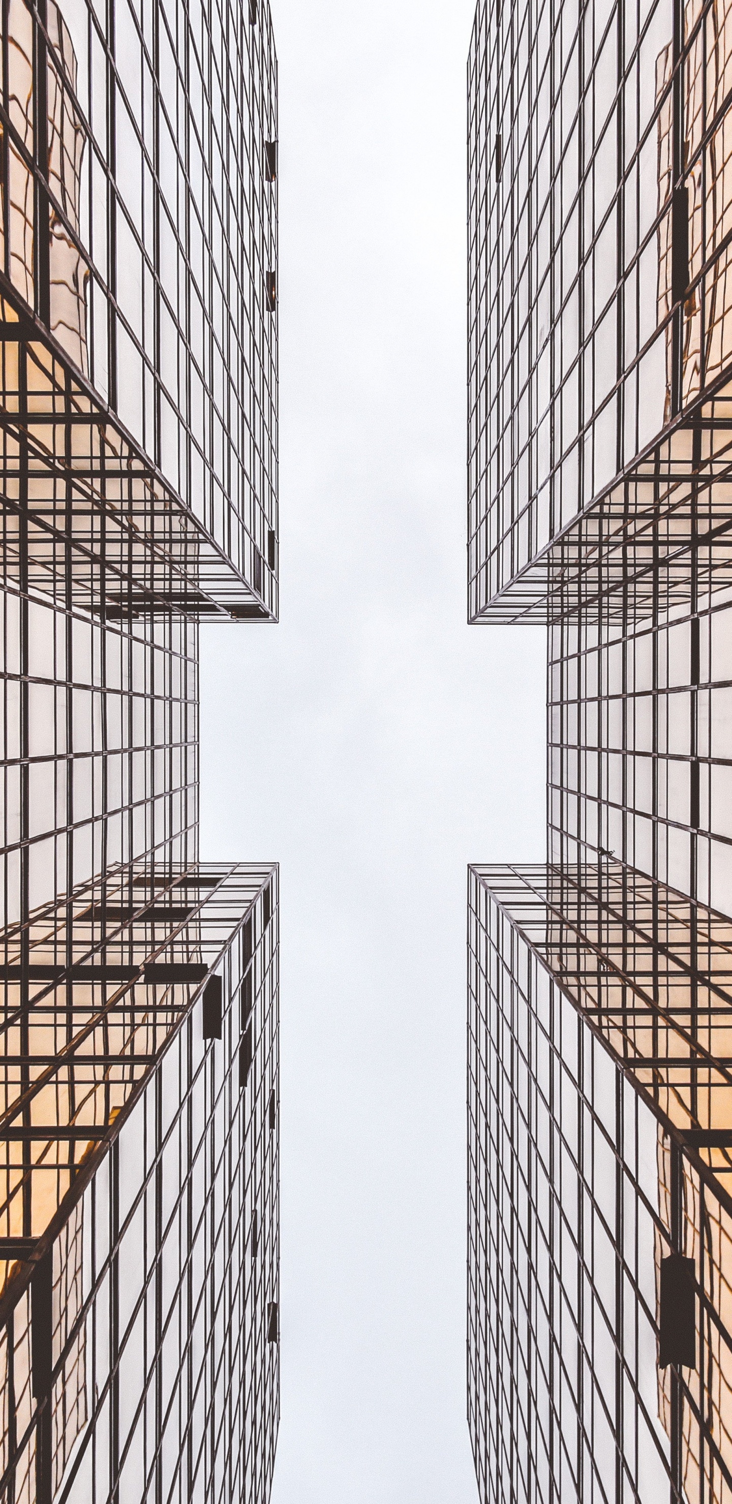 Обои архитектура, современная архитектура, прямоугольник, башня, здание в разрешении 1440x2960