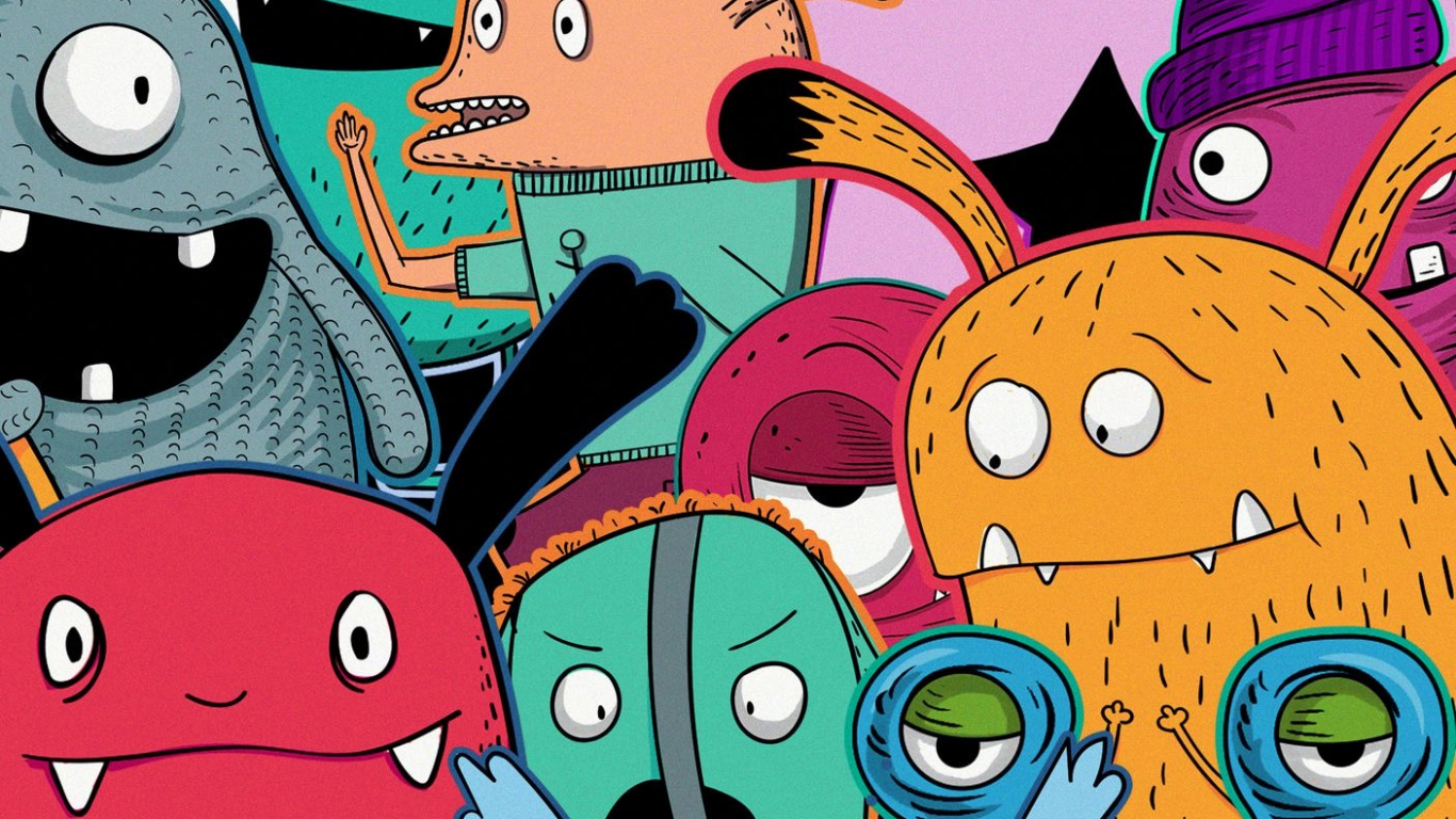 Обои мультфильм, комиксы, визуальное искусство, дизайн, комикс в разрешении 1366x768