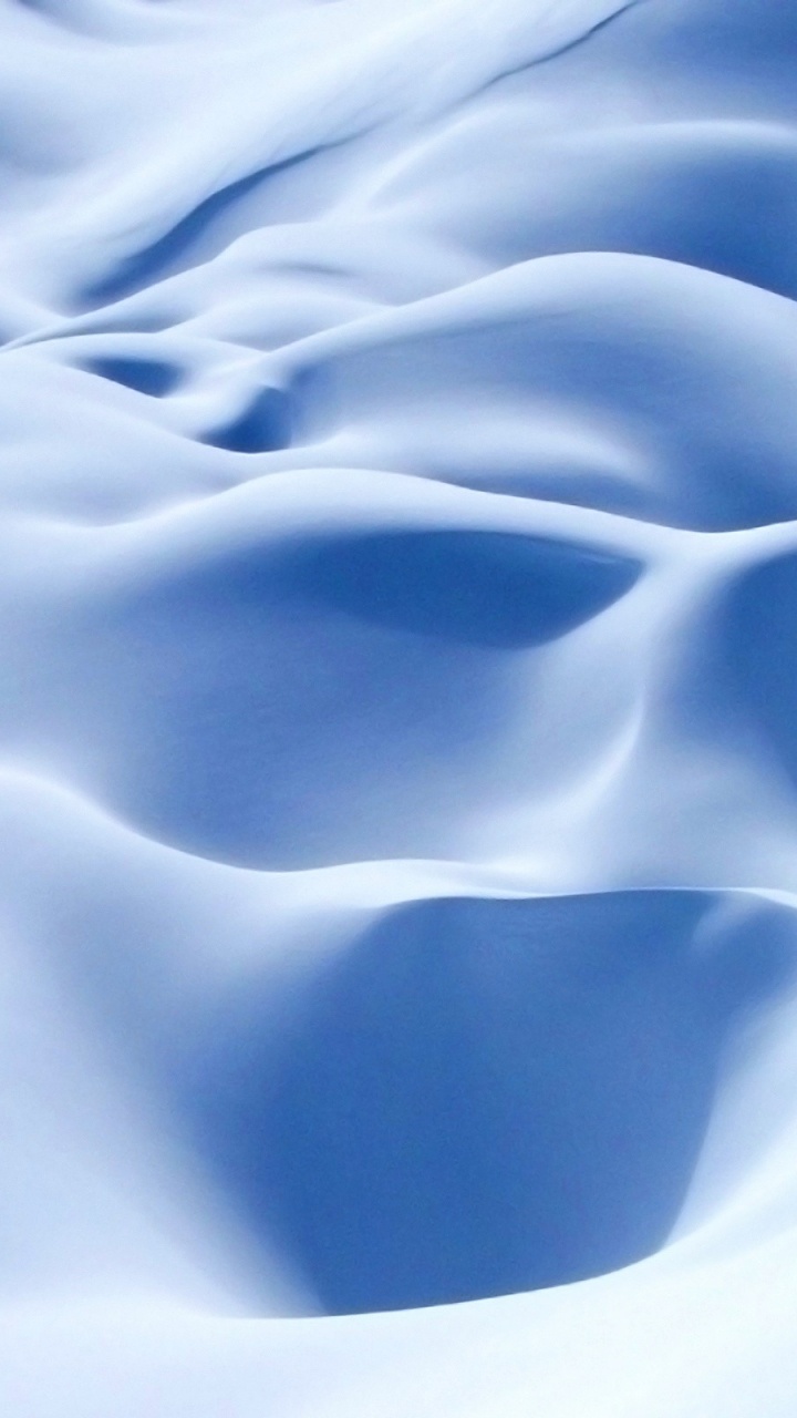 Обои снег, синий, электрик, зима, Арктика в разрешении 720x1280