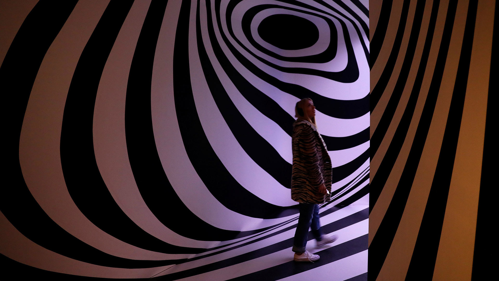 Обои Pink Floyd, арт, музей, узор, дизайн в разрешении 1920x1080