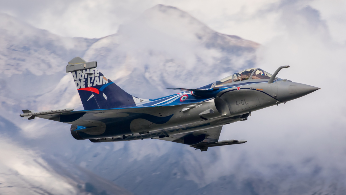 Обои Рафаль С, самолеты, военный самолет, Dassault Aviation, воздушные силы в разрешении 1366x768