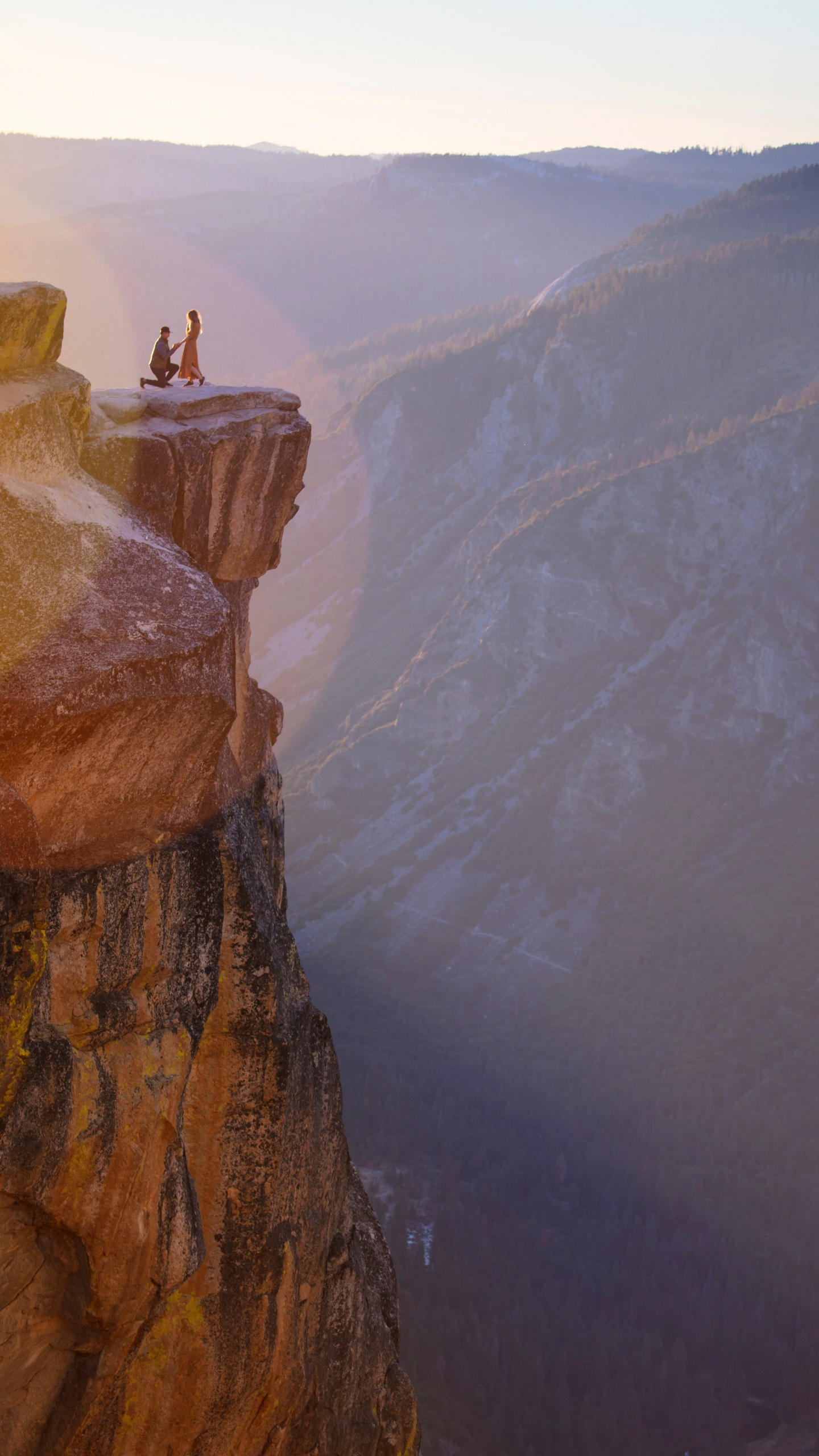 Обои национальный парк Йосемити Тафт поинт, национальный парк, парк, обрыв, klippe в разрешении 1440x2560