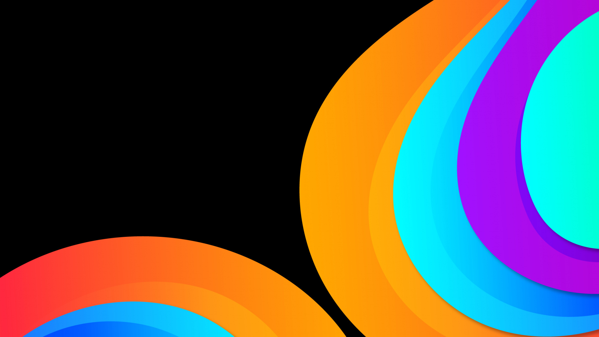 Обои красочность, круг, электрик, арт, узор в разрешении 1920x1080