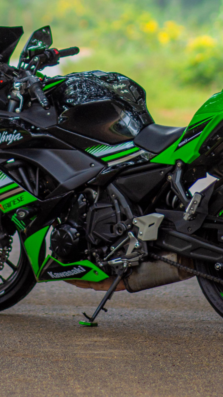 Обои мотоцикл, Kawasaki мотоциклы, Кавасаки ниндзя, Кавасаки ниндзя 650, Кавасаки эр-6 в разрешении 750x1334